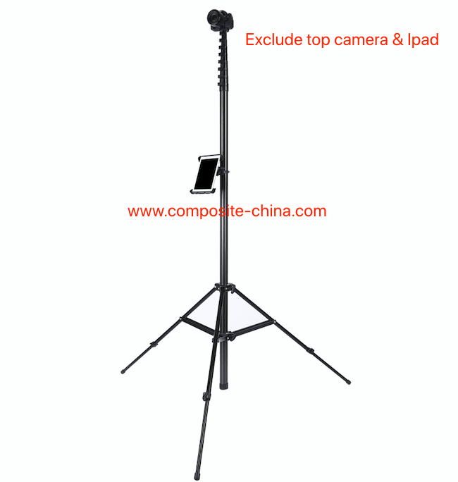10M Telescopic Lub Koob Yees Duab Ncej Mast