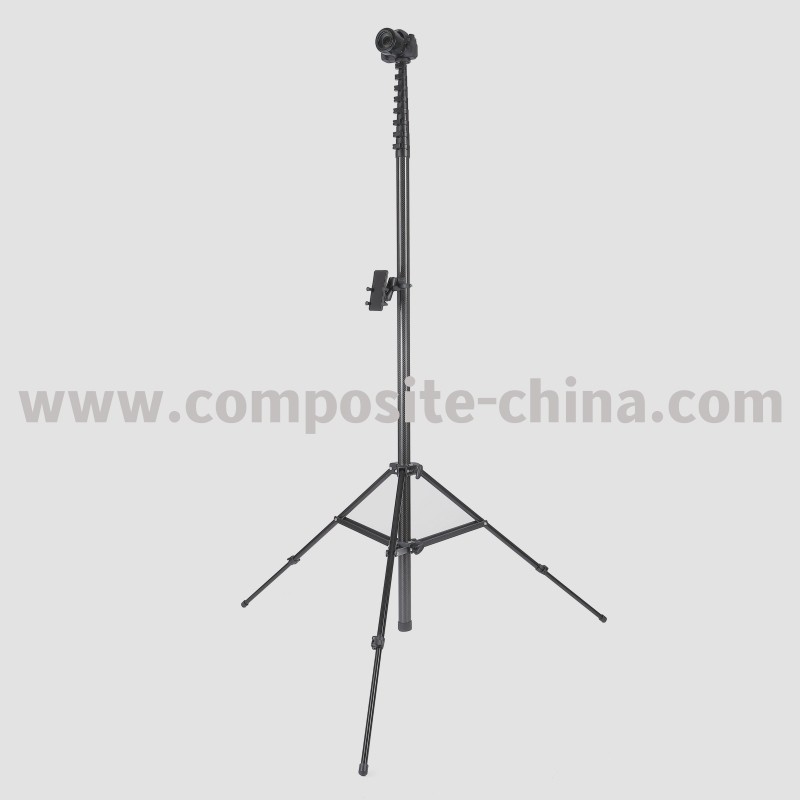 Carbon Fiber Telescopic Lub Koob Yees Duab Ncej